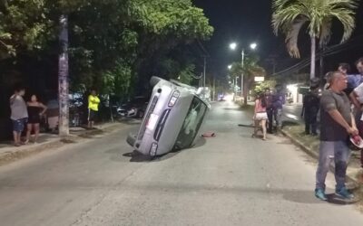 ¡Lo traía tan recio que se le volteó en pleno Libramiento!