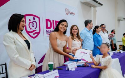 Marleth Blanco acompaña graduación del CAIC DIF Tuxpan y reconoce el compromiso con la educación infantil
