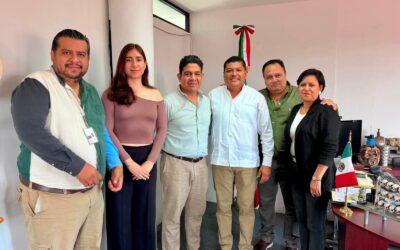 René Cruz Cortés gestiona en Xalapa avances para la regularización de la tenencia de la tierra en Tuxpan