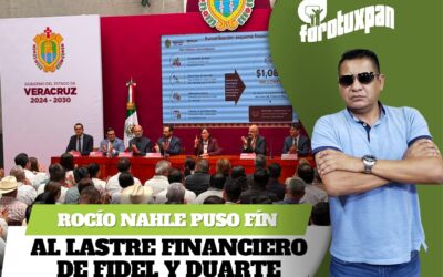Rocío Nahle pone fin al lastre financiero de Fidel y Duarte