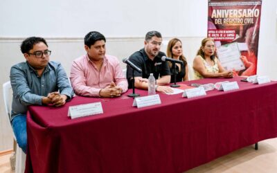 Tuxpan conmemora el 167 Aniversario de la Fundación del Registro Civil