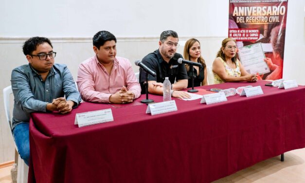 Tuxpan conmemora el 167 Aniversario de la Fundación del Registro Civil