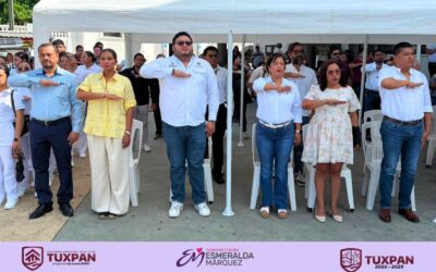 Regidora Esmeralda Márquez conmemora el 145 aniversario de la elevación de Tuxpan a ciudad
