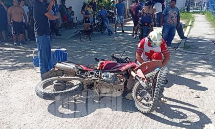 Noticia del choque en la Fausto Vega