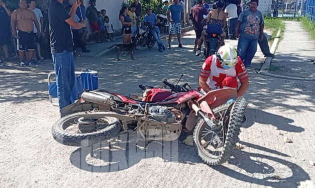 Noticia del choque en la Fausto Vega