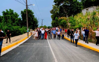 Ayuntamiento inaugura histórica pavimentación que conecta a Los Mangos y Niños Héroes en Alto Lucero