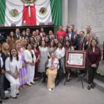 Condecora Congreso del Estado a Gloria Sánchez con la Medalla “Heberto Castillo”