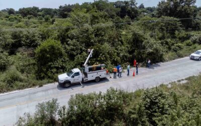 Gobierno de Tuxpan y CFE trabajan para brindar mayor seguridad y mejor servicio eléctrico