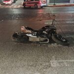 La madrugada los lanzó contra el pavimento: dos heridos en el Centro de Tuxpan