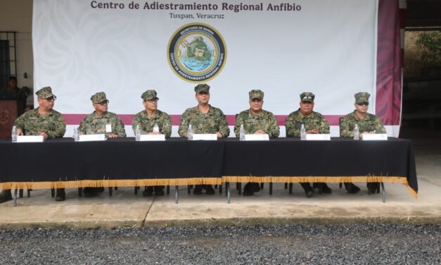 ¡Por tierra y por mar! Marina fortalece a sus elementos en Tuxpan