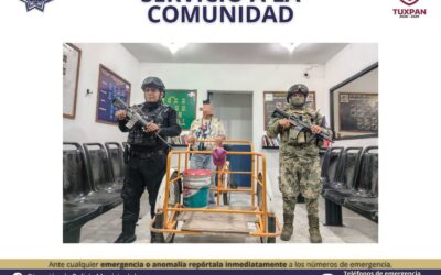 Policía Municipal recupera triciclo de carga y logra devolverlo a su dueño en Tuxpan