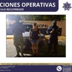 Policía Municipal recupera vehículo despojado a su propietario en Tuxpan