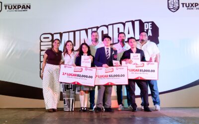 Premio Municipal de la Juventud 2026 reconoce el talento de las y los jóvenes tuxpeños
