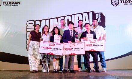 Premio Municipal de la Juventud 2026 reconoce el talento de las y los jóvenes tuxpeños