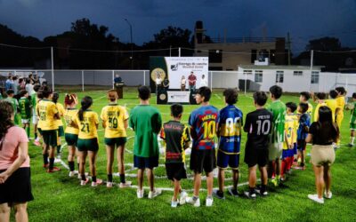 Se inaugura la segunda cancha de fútbol 5 de la SEDATU en Tuxpan