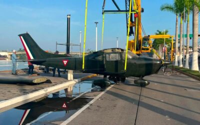 Un avión aterriza en Tuxpan… para quedarse
