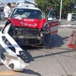 Vuelta imprudente termina en choque y deja dos lesionados en Tuxpan