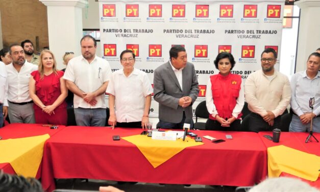 Presenta PT a sus nueve coordinadores regionales para fortalecer su presencia en Veracruz