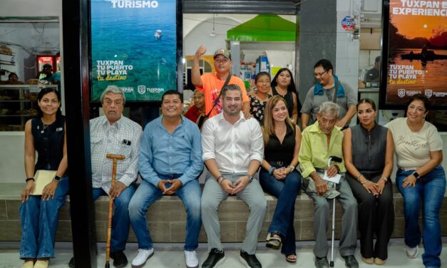 Ayuntamiento de Tuxpan inaugura nuevas paradas de autobuses Centro 01 y Centro 02