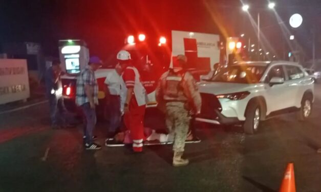 Camioneta embiste a mujer de 74 años en la carretera Tuxpan–Tampico