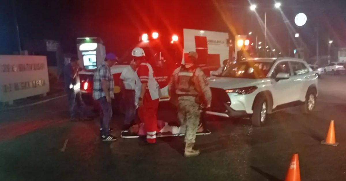 Camioneta embiste a mujer de 74 años en la carretera Tuxpan–Tampico