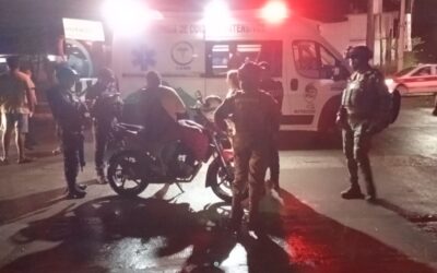 Choque, persecución y Golpes en el Libramiento.