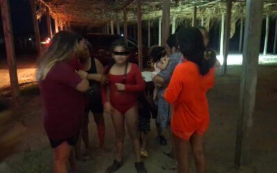 Localizan a salvo a dos menores reportados en Playa Mis Amores en el municipio de Tuxpan, Veracruz.