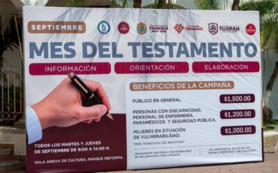 INICIA EN TUXPAN LA CAMPAÑA DEL MES DEL TESTAMENTO