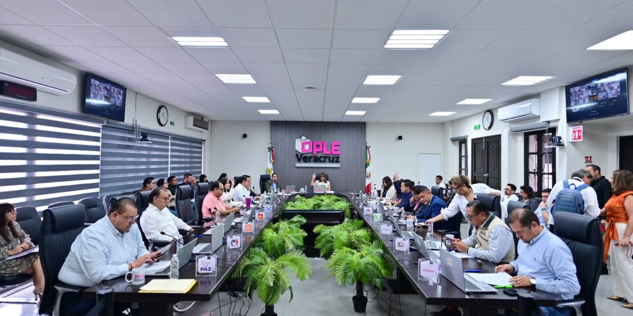 OPLE Veracruz aprueba Proyecto de Presupuesto de Egresos acorde a los retos de la elección de 2027