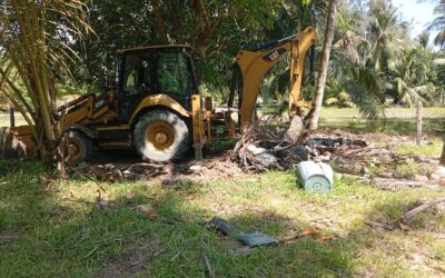 Seis meses después, por fin retiran residuos de hidrocarburo en Tuxpan