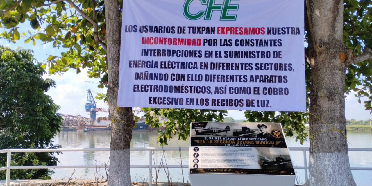 Tuxpan busca una tarifa eléctrica más justa: ciudadanos reúnen firmas para solicitar la 1F