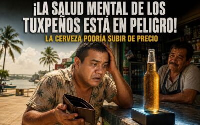 ¡La salud mental de los tuxpeños está en peligro! La cerveza podría subir de precio
