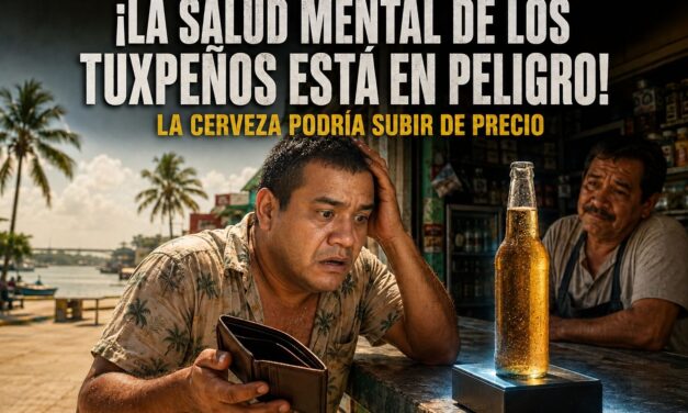 ¡La salud mental de los tuxpeños está en peligro! La cerveza podría subir de precio
