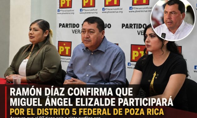 Ramón Díaz destapa a Miguel Ángel Elizalde para competir por el Distrito 5 federal