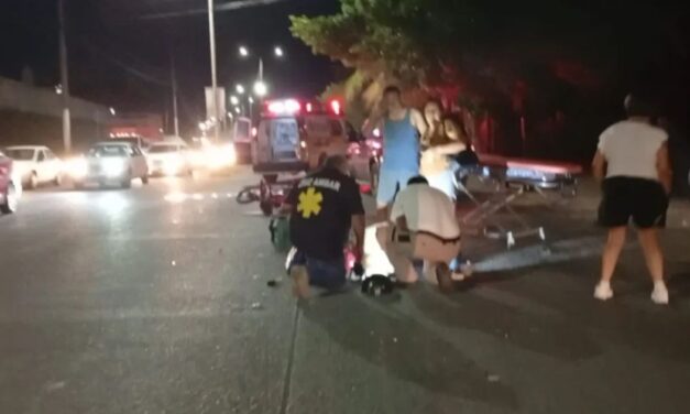 Camioneta embiste a motociclista en la Tuxpan–Tamiahua; conductor huye