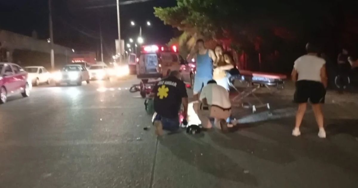 Camioneta embiste a motociclista en la Tuxpan–Tamiahua; conductor huye