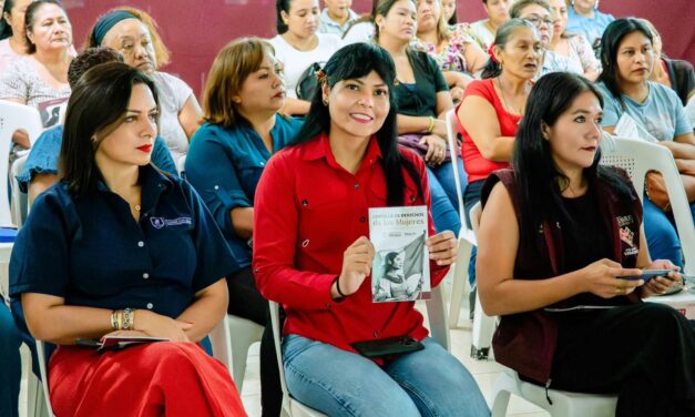 Marleth Blanco fortalece las redes de apoyo y la difusión de los derechos de las mujeres en Tuxpan