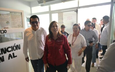 Nahle supervisa hospitales y escucha peticiones; Congreso acompaña la atención a la salud