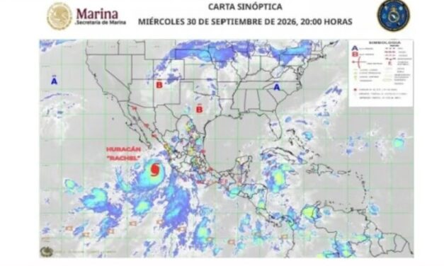 Octubre entra con agua: prevén tormentas y oleaje elevado en Veracruz Norte