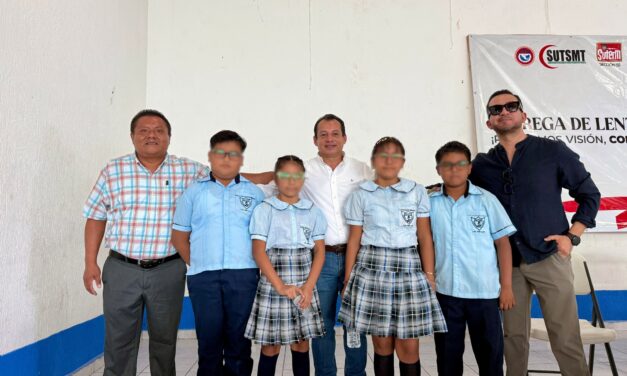 Óptica Live lleva salud visual a la niñez de Tuxpan; realiza 1,170 valoraciones en comunidades