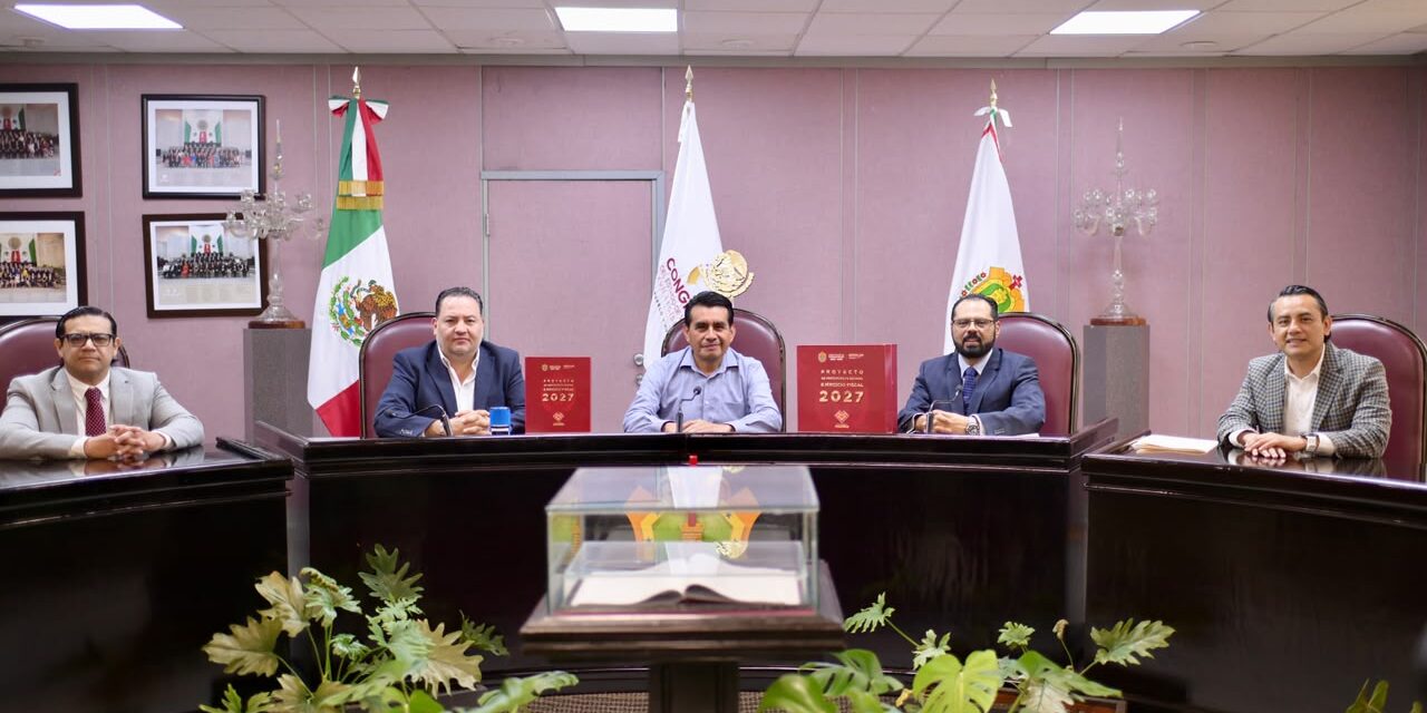 Recibe Congreso de Veracruz el Presupuesto de Egresos 2027