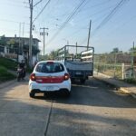 ¡MAL COMIENZO DE MAÑANA! TAXI Y CAMIONETA CHOCAN EN EL VERGEL