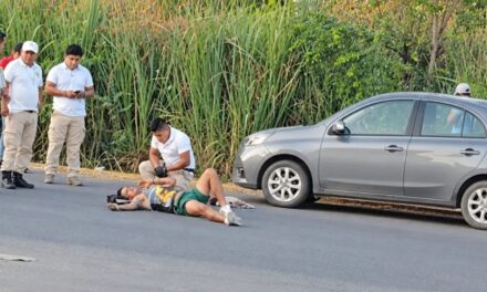 Una puerta en el camino: ciclista termina lesionado en la Cuauhtémoc