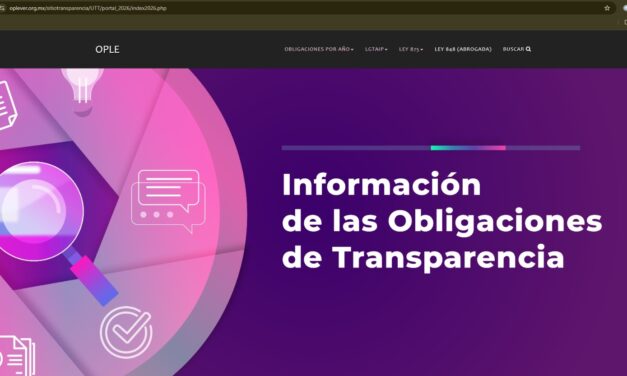 OPLE Veracruz no esconde nada: su portal de transparencia opera al 100