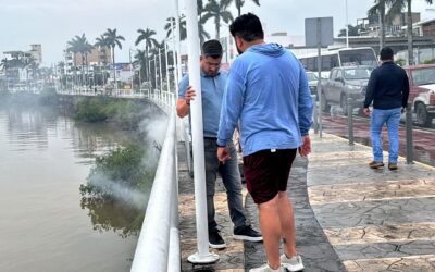 GOBIERNO DE TUXPAN RESPONDE DE MANERA INMEDIATA ANTE INCENDIO EN EL BULEVAR JESÚS REYES HEROLES